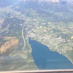 Flugwegposition um 10:25:53: Aufgenommen in der Nähe von Gemeinde Spittal an der Drau, Spittal an der Drau, Österreich in 2366 Meter